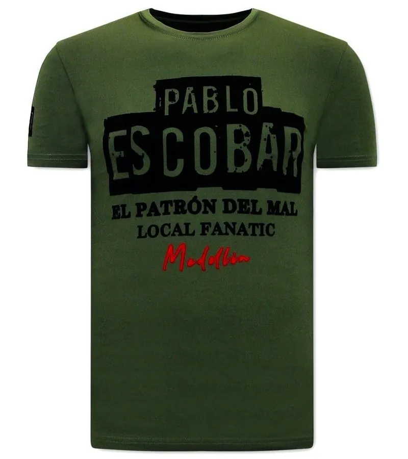 EL  PATRON CAMISETAS HOMBRE  VERDE
